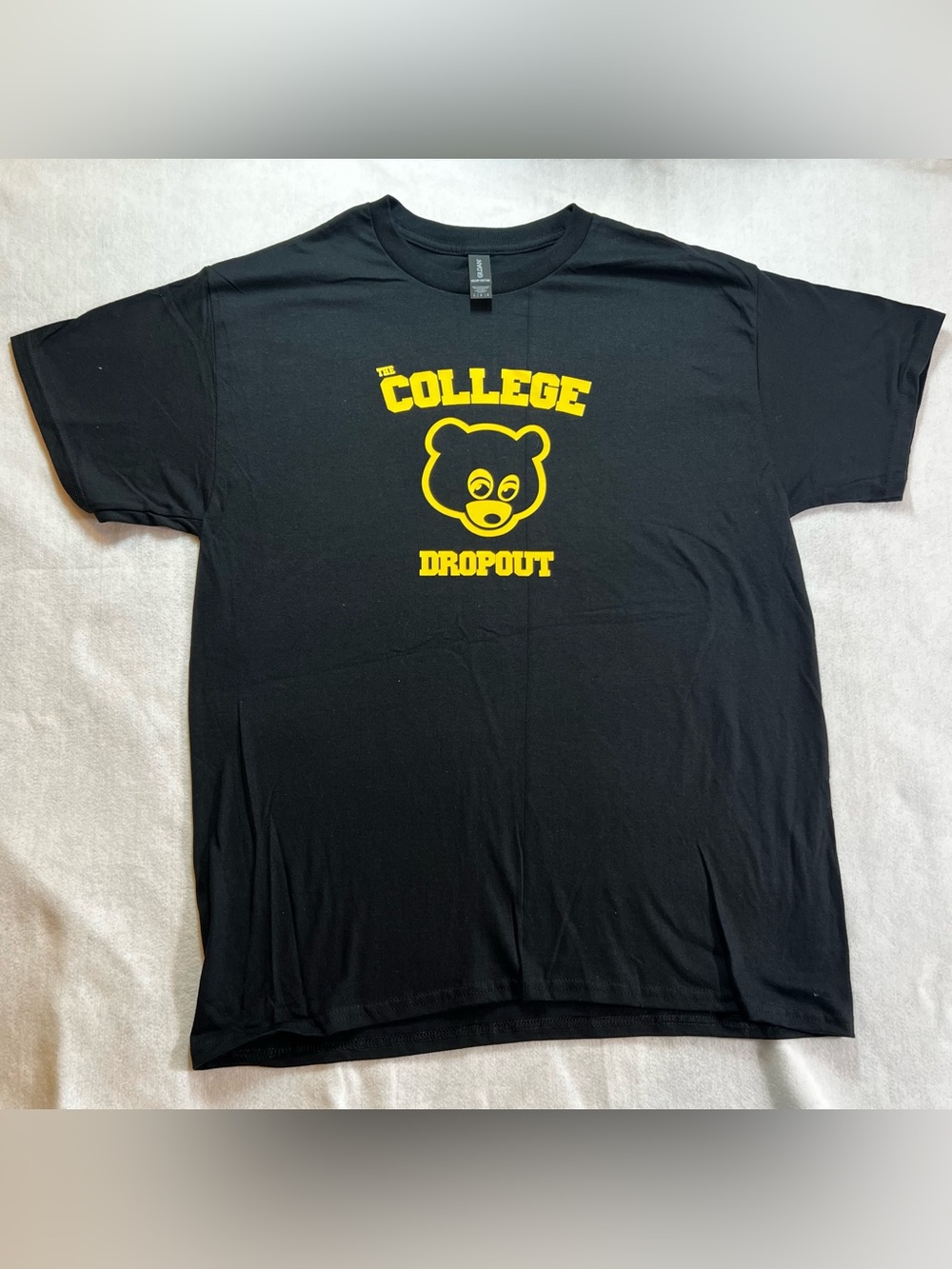 College Dropout Black Graphic Tee (0097)